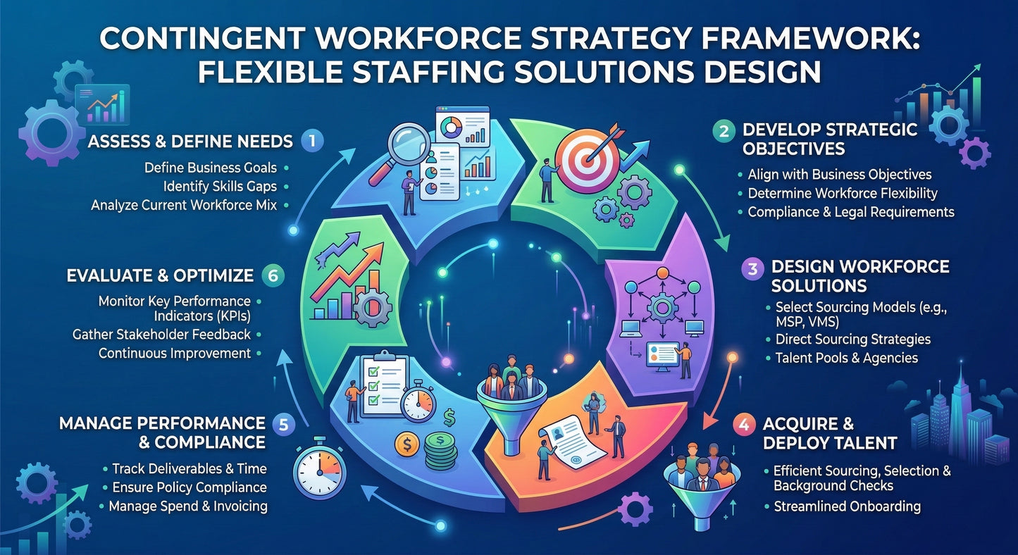 Contingent Workforce Strategy Framework: Flexible Staffing Solutions Design