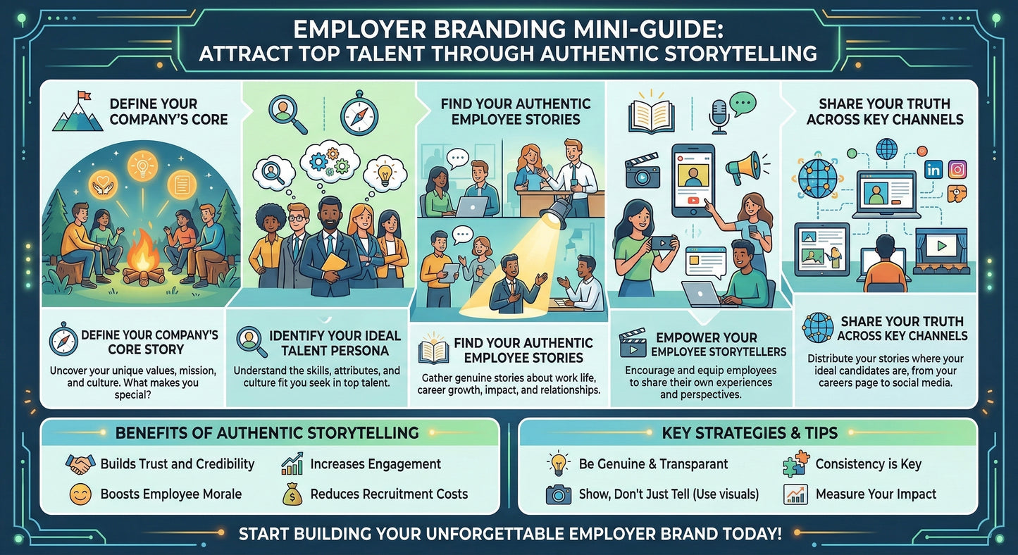 Employer Branding Mini-Guide: Attract Top Talent Through Authentic Storytelling
