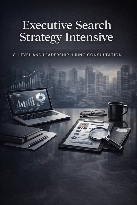 Executive Search Strategy Intensive: C-Level and Leadership Hiring Consultation